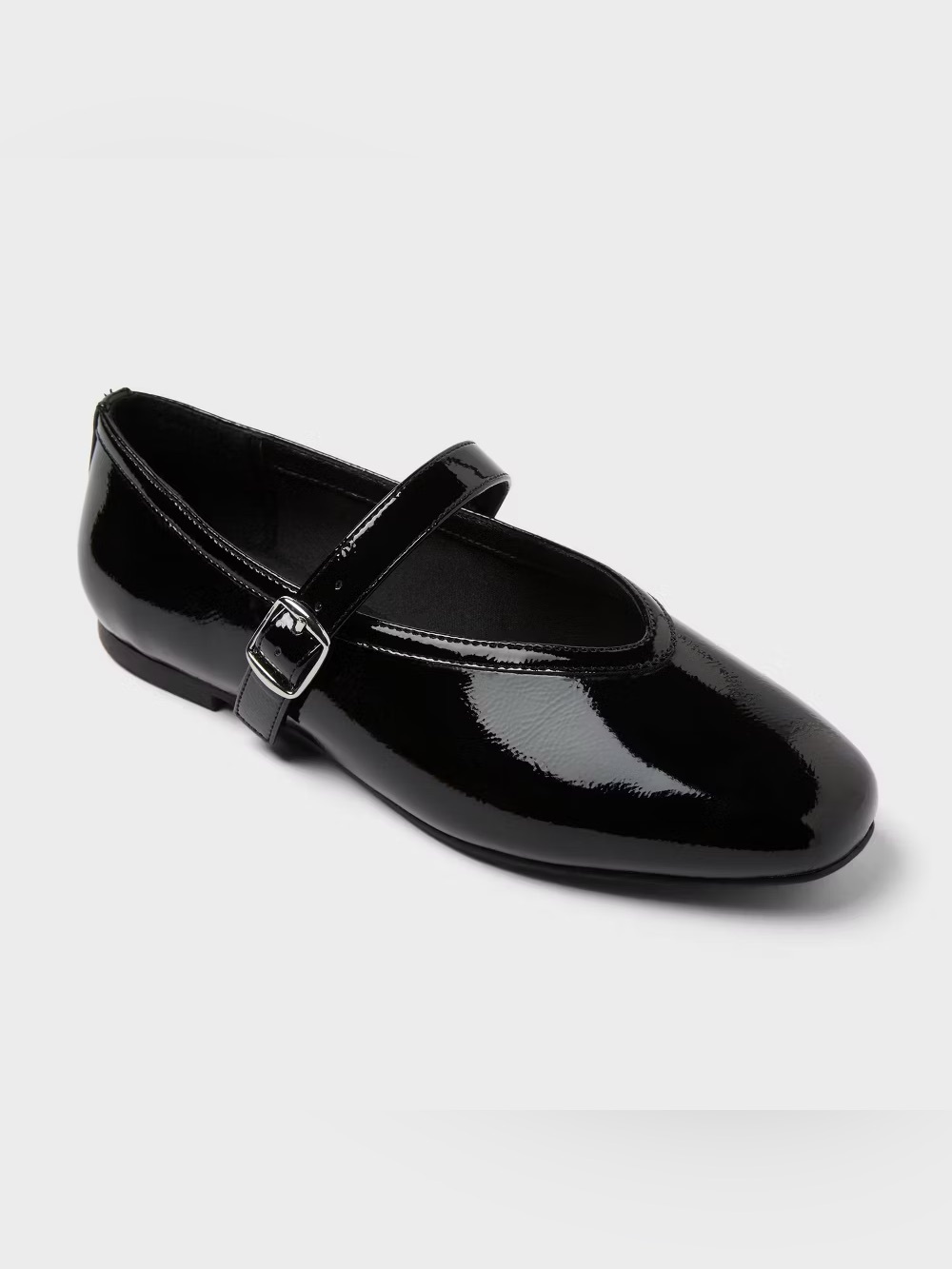 A New Day - Elena Mary Jane Ballet Flats, Black Patent, Sz 8 US, NWT